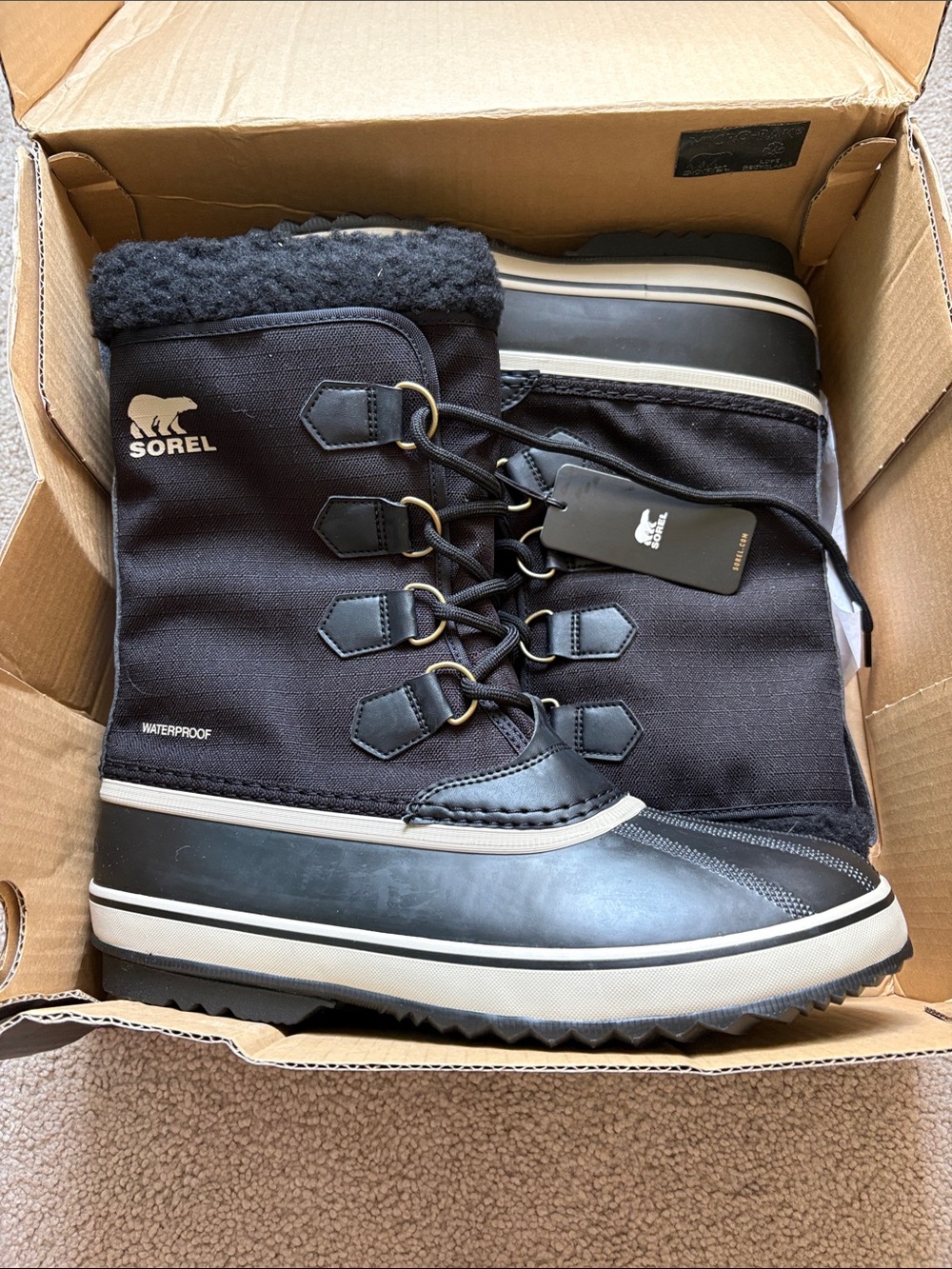 Sorel 1964 PAC Nylon boots size 10